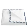 Matouk Dakota Percale Duvet Cover, King In Steel Blue