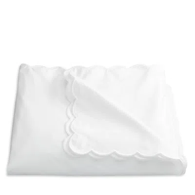 Matouk Dakota Percale Duvet Cover, Twin In White