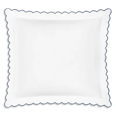 Matouk Dakota Percale Euro Sham In Blue