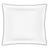 Matouk Dakota Percale Euro Sham In White