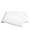 Matouk Dakota Percale Flat Sheet, Full/queen In White
