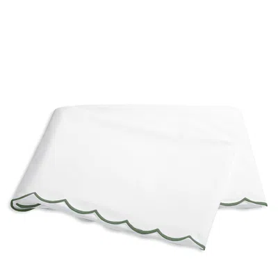Matouk Dakota Percale Flat Sheet, King In Blue