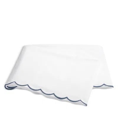 Matouk Dakota Percale Flat Sheet, King In White