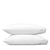 Matouk Dakota Percale King Pillowcase, Set Of 2 In Deep Lilac