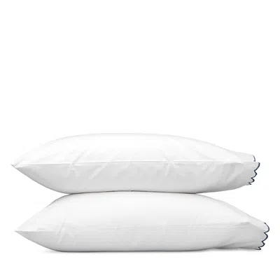 Matouk Dakota Percale King Pillowcase, Set Of 2 In White