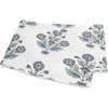 Matouk Dalila 500 Thread Count Cotton Percale Flat Sheet In Mineral Blue