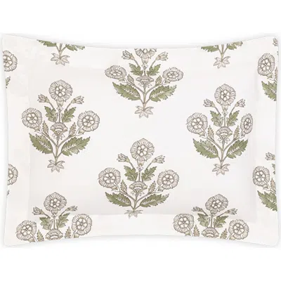 Matouk Dalila Egyptian Cotton Percale Sham In Pebble