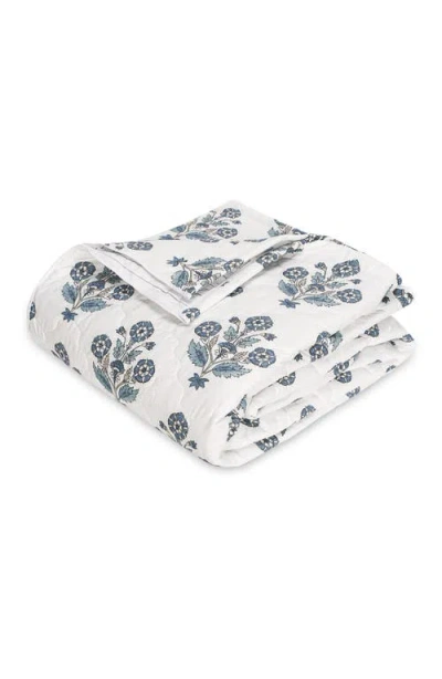 Matouk Dalila Quilt In Mineral Blue