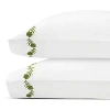 Matouk Daphne Standard Pillowcases, Set Of 2 In Grass
