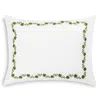 Matouk Daphne Floral Embroidered Count Sham In Grass