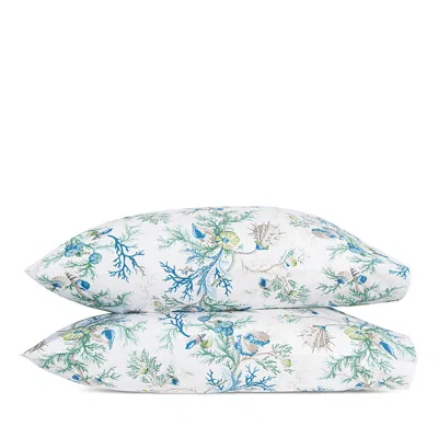 Matouk Del Tesoro Standard Pillowcase, Pair In Blue