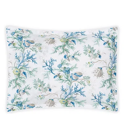 Matouk Del Tesoro Standard Sham In Blue