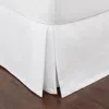Matouk Diamond Pique Bedskirt, King In White
