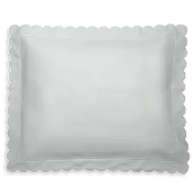 Matouk Diamond Pique Boudoir Sham In Silver