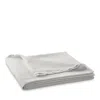 Matouk Diamond Pique Coverlet In Silver
