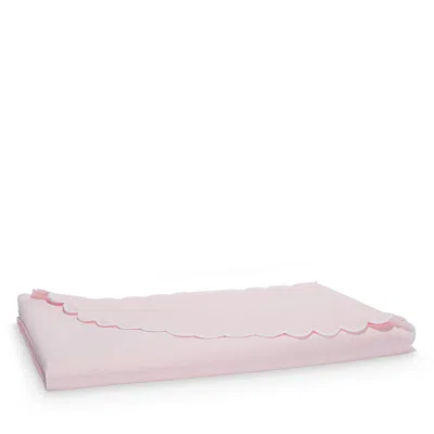 Matouk Diamond Pique Coverlet, Queen In Pink