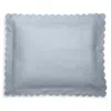 Matouk Diamond Pique Pillow Sham In Hazy Blue