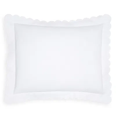Matouk Diamond Pique King Sham In White