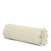 Matouk Diamond Pique Neck Roll In Ivory