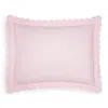 Matouk Diamond Pique Standard Sham In Pink