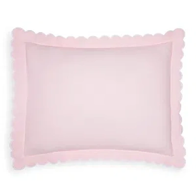 Matouk Diamond Pique Standard Sham In Pink