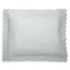 Matouk Diamond Pique Standard Sham In Silver