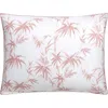 Matouk Dominique Bamboo Print 500 Thread Count Pillow Sham In Pink