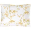 Matouk Dominique Bamboo Print 500 Thread Count Pillow Sham In Yellow