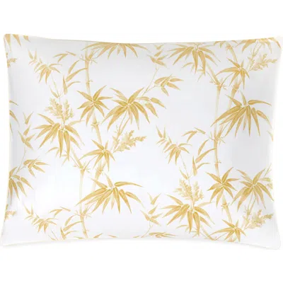 Matouk Dominique Bamboo Print 500 Thread Count Pillow Sham