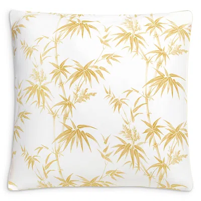 Matouk Dominique Euro Sham In Lemon