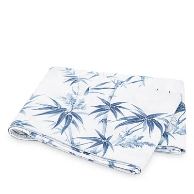 Matouk Dominique Flat Sheet, Full/queen In Azure
