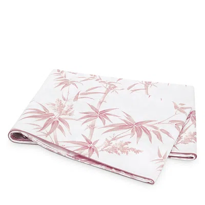Matouk Dominique Flat Sheet, King In Blush