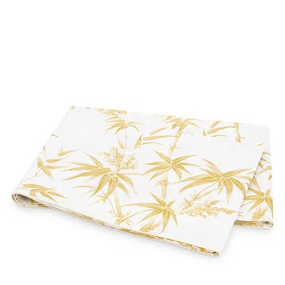 Matouk Dominique Flat Sheet, King In Lemon