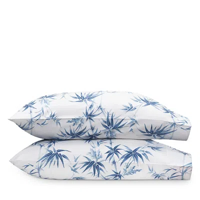 Matouk Dominique Standard Pillowcases, Pair In Azure