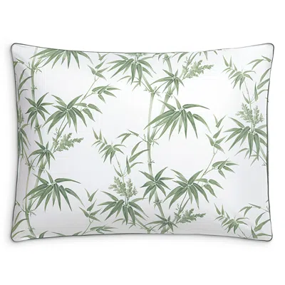 Matouk Dominique Standard Sham In Green