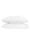 Matouk Dorothy 600 Thread Count Set Of 2 Pillow Cases In Natural Ombre