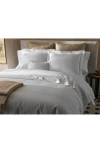 Matouk Dorothy 600 Thread Count Set Of 2 Pillow Cases In Silver Ombre