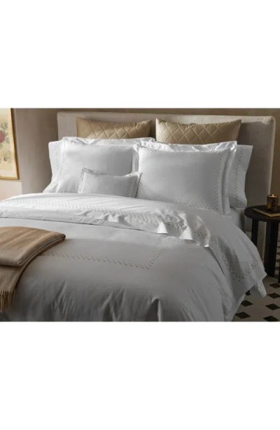 Matouk Dorothy 600 Thread Count Set Of 2 Pillow Cases In Silver Ombre