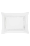 Matouk Dorothy 600 Thread Count Sham In Silver Ombre