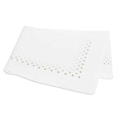 Matouk Dorothy Flat Sheet, Full/queen In White