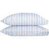 Matouk Elio Set Of 2 Pillowcases In Blue