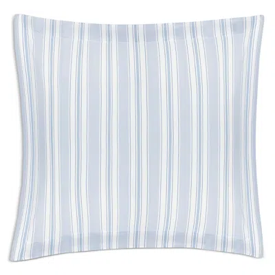 Matouk Elio Striped Euro Sham In Blue