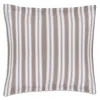 Matouk Elio Striped Euro Sham In Brown