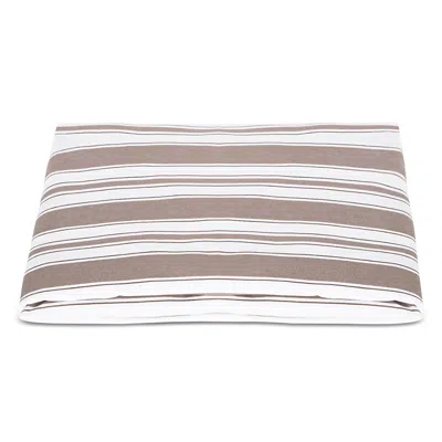 Matouk Elio Striped Fitted Sheet, Queen In Multi