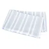 Matouk Elio Striped Flat Sheet, King In Blue