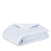 Matouk Elio Striped Quilt, Full/queen In Blue