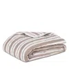 Matouk Elio Striped Quilt, King In Brown
