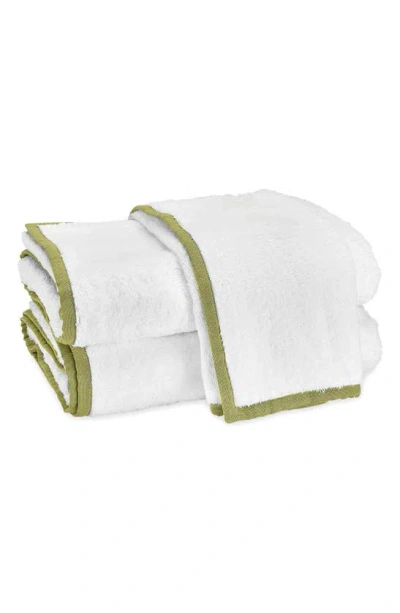Matouk Enzo Guest Towels In Grass