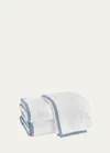 Matouk Enzo Washcloth In Azure
