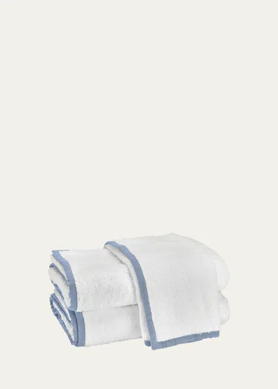Matouk Enzo Washcloth In Azure